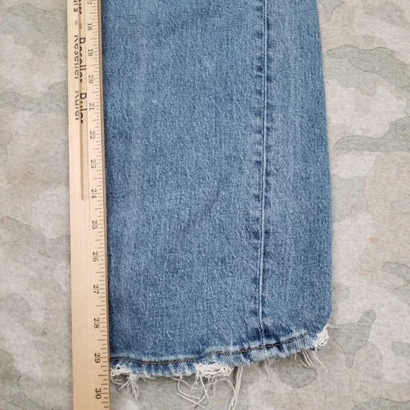 Abercrombie and Fitch Jeans Womens 26/2 Blue Pockets Denim Medium Wash - Picture 4 of 12